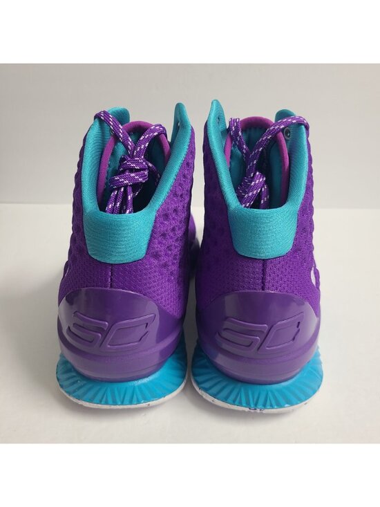 NEW Under Armour Curry 1 Retro Father To Sun Shoes 3026075-500 Size 10 Purple